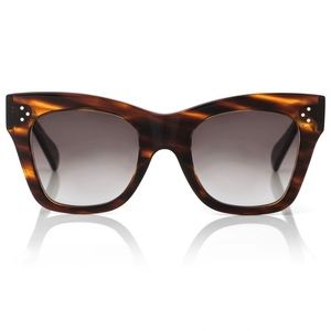 Celine 4004IN 5056K Sunglasses in Shiny Flamed Havana